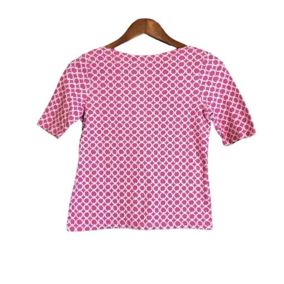3 for $30! Charter club patterned pink top - Picture 1 of 7